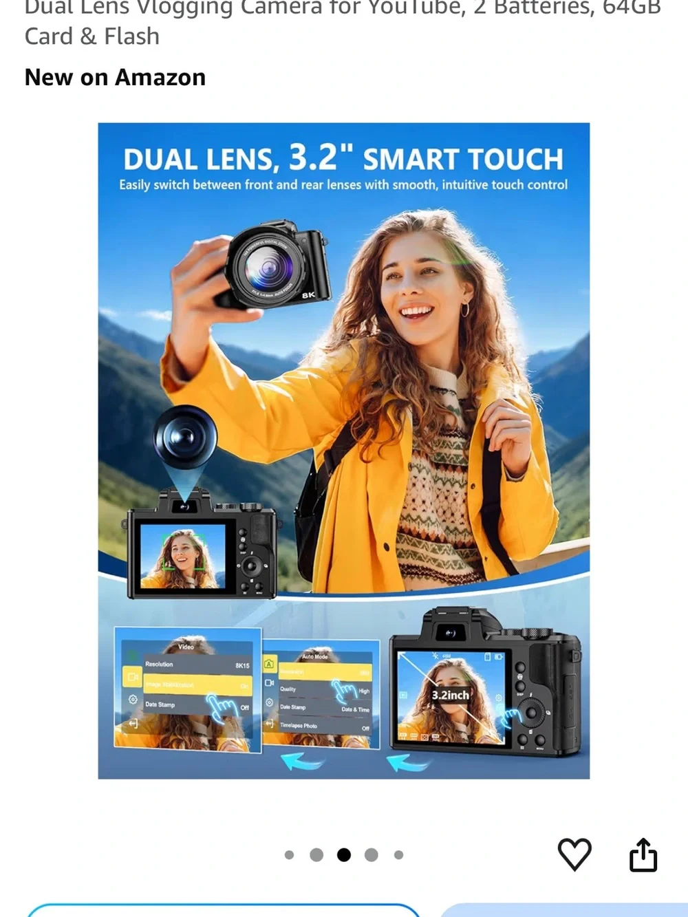 Brand new 8K digital WiFi Camera